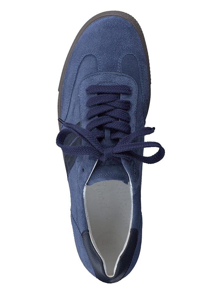 Tenisky Paul Green Blau 447361 Leder-Sneakers in Blau - 4