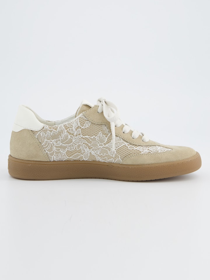 Tenisky Paul Green Beige/ Weiß 6178055 Leder-Sneakers in Beige/ Weiß - 3