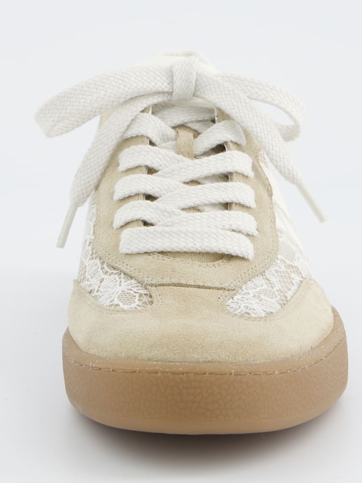 Tenisky Paul Green Beige/ Weiß 6178055 Leder-Sneakers in Beige/ Weiß - 4