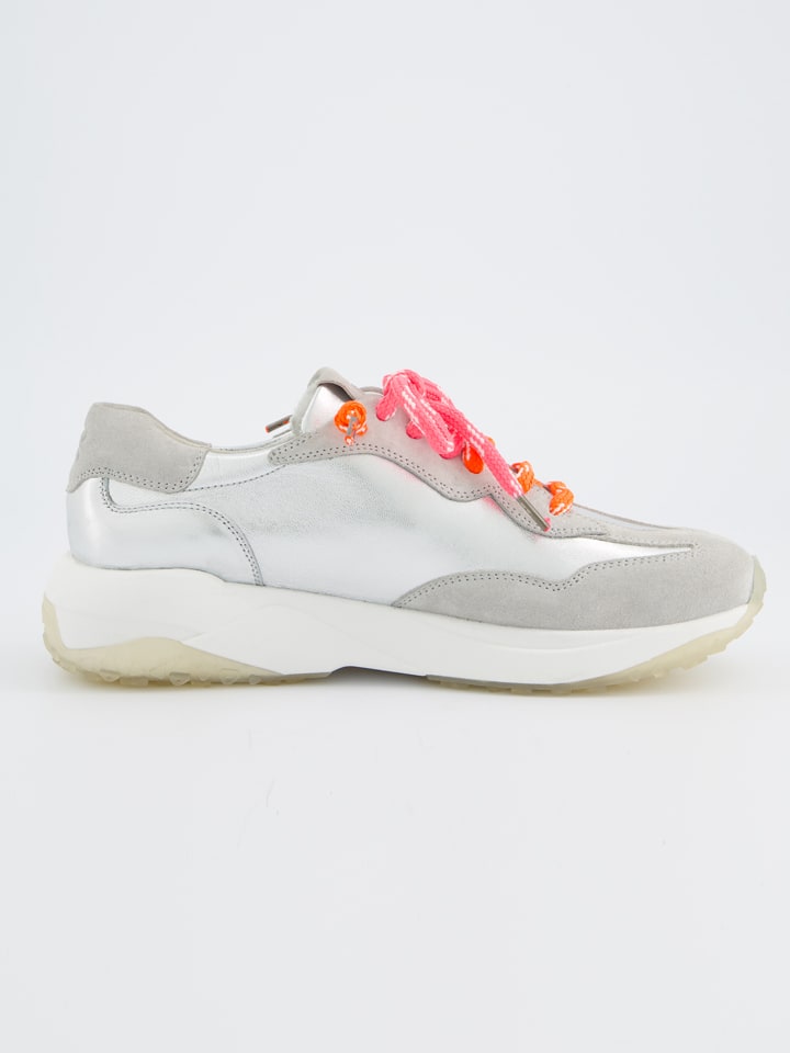 Tenisky Paul Green Silber/ Creme 4569898 Leder-Sneakers in Silber/ Creme - 3