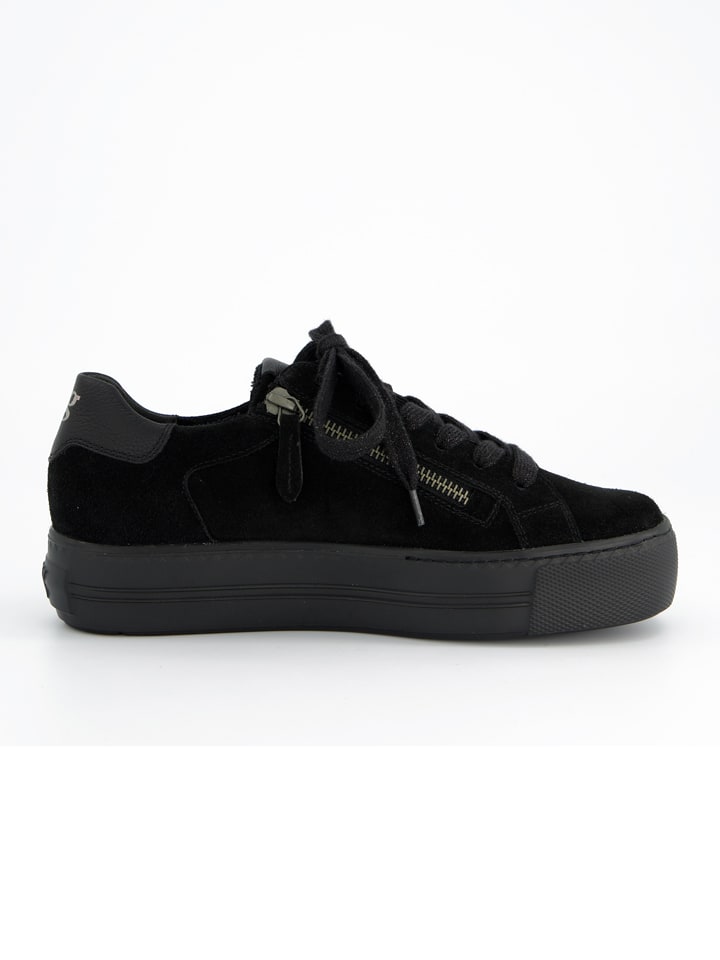 Tenisky Paul Green Schwarz 9344531 Leder-Sneakers in Schwarz - 3