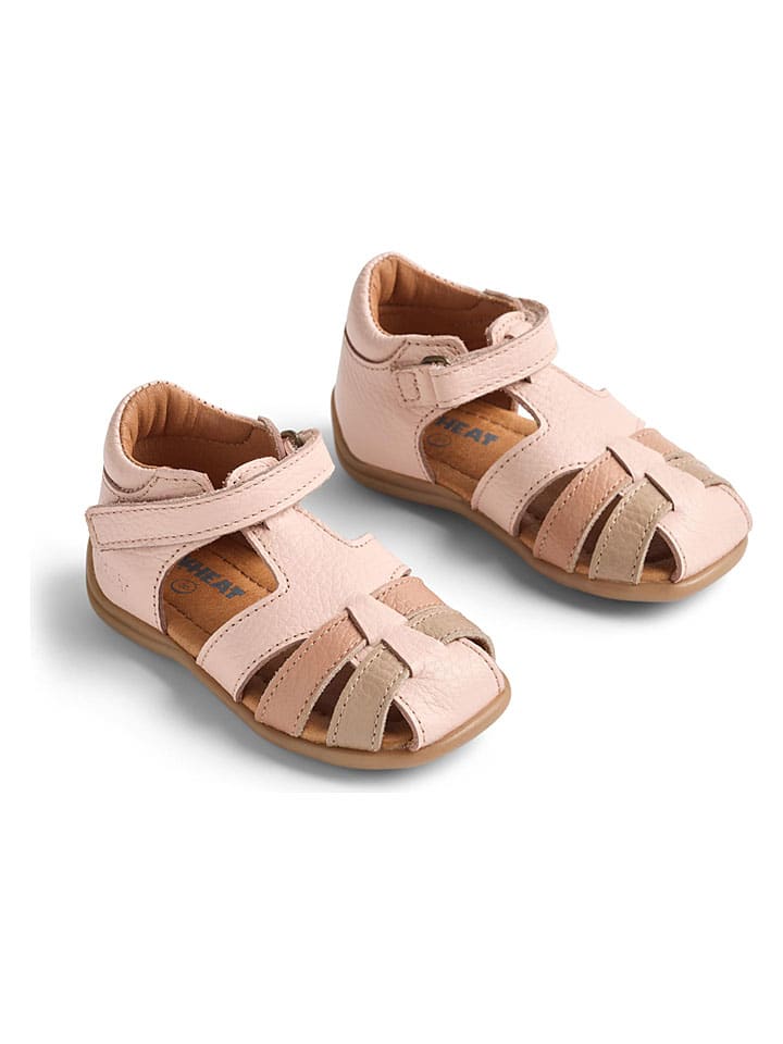 Tenisky Wheat Rosa 8902366 Leder-Halbsandalen "Robbie" in Rosa - 1