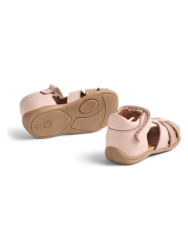 Tenisky Wheat Rosa 8902366 Leder-Halbsandalen "Robbie" in Rosa - 3