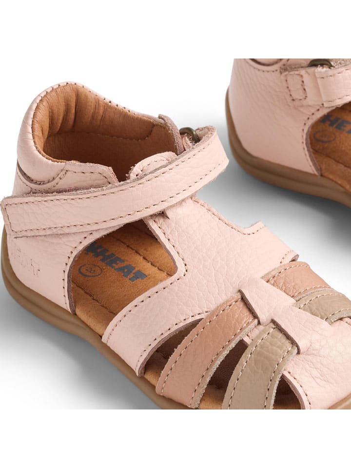 Tenisky Wheat Rosa 8902366 Leder-Halbsandalen "Robbie" in Rosa - 4