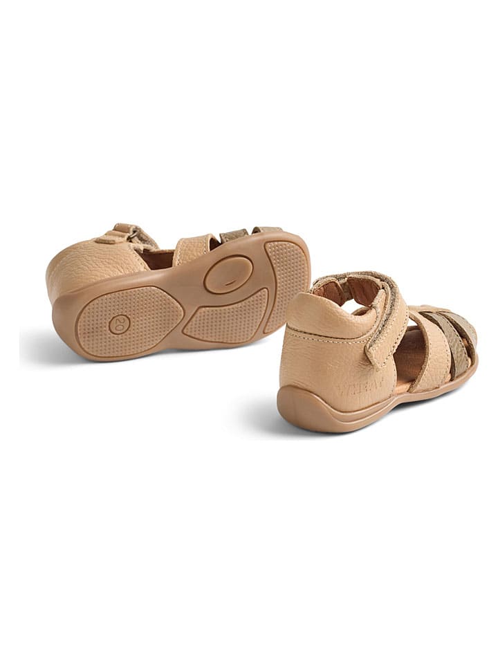 Tenisky Wheat Beige 5682100 Leder-Halbsandalen "Robbie" in Beige - 4