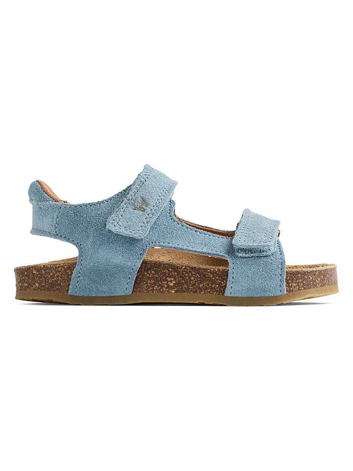 Wheat Hellblau 649159 Leder-Sandalen "Corey" in Hellblau - 2