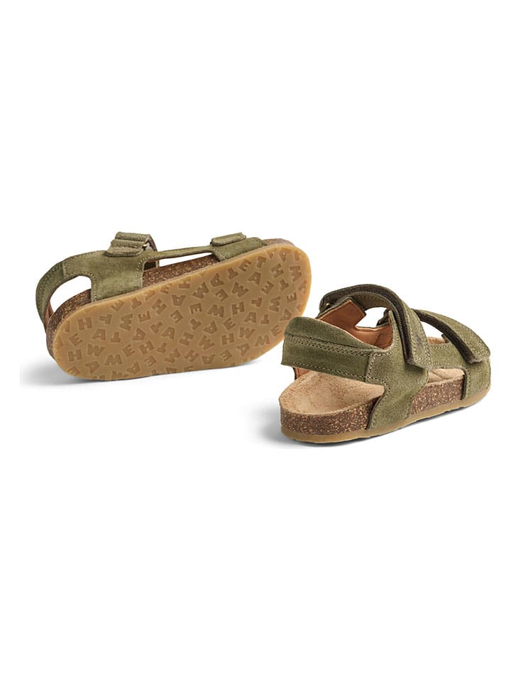 Wheat Khaki 928481 Leder-Sandalen "Corey" in Khaki - 3