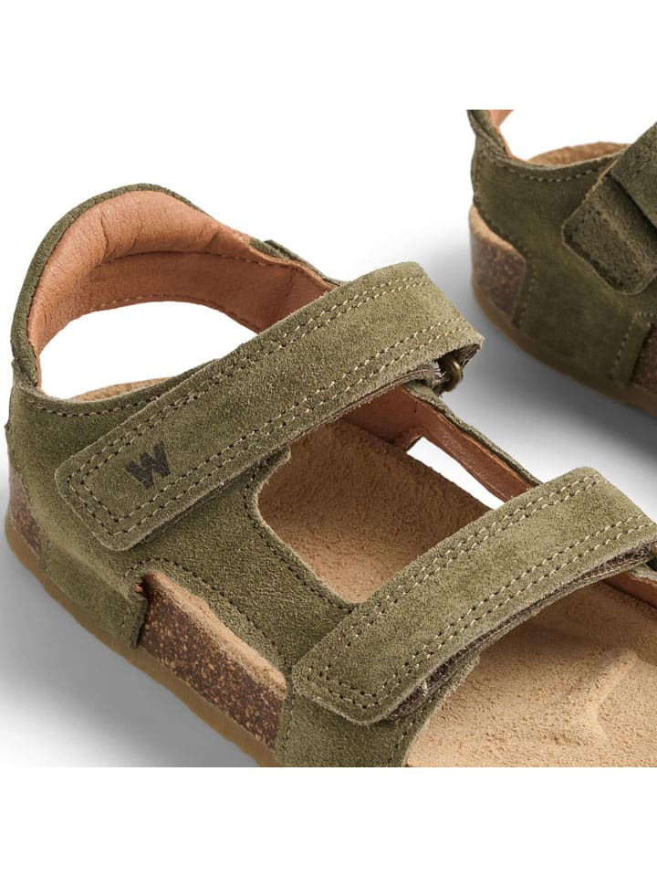 Wheat Khaki 928481 Leder-Sandalen "Corey" in Khaki - 4