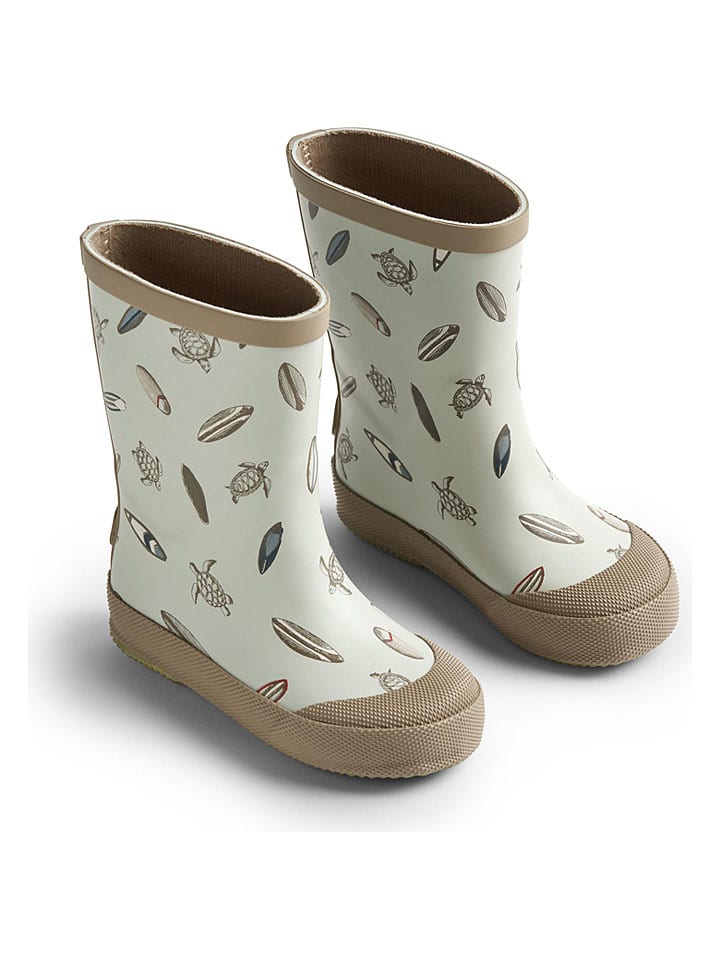 Wheat Khaki/ Türkis 461072 Gummistiefel "Muddy" in Khaki/ Türkis - 1