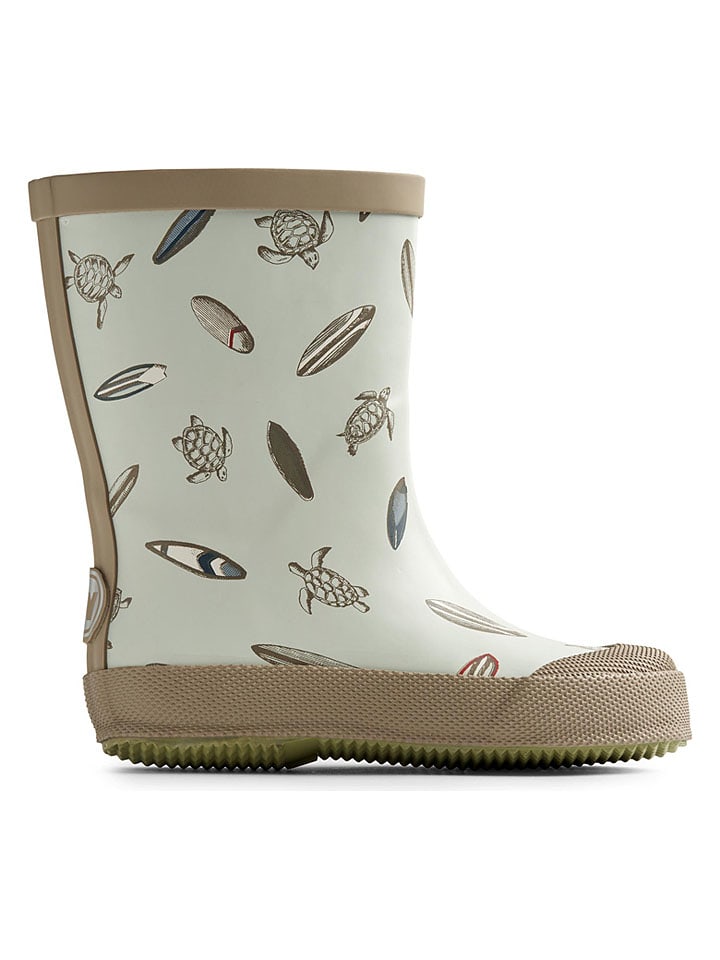 Wheat Khaki/ Türkis 461072 Gummistiefel "Muddy" in Khaki/ Türkis - 2