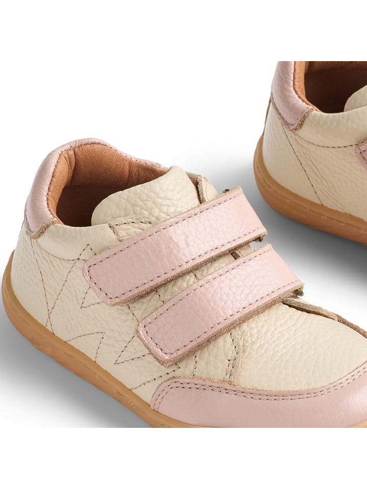 Tenisky Wheat Beige/ Rosa 2681101 Leder-Sneakers "Barres" in Beige/ Rosa - 4