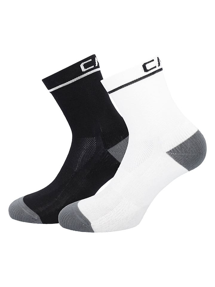 cmp Schwarz/ Weiß 6600171 2er-Set: Socken in Schwarz/ Weiß - 3