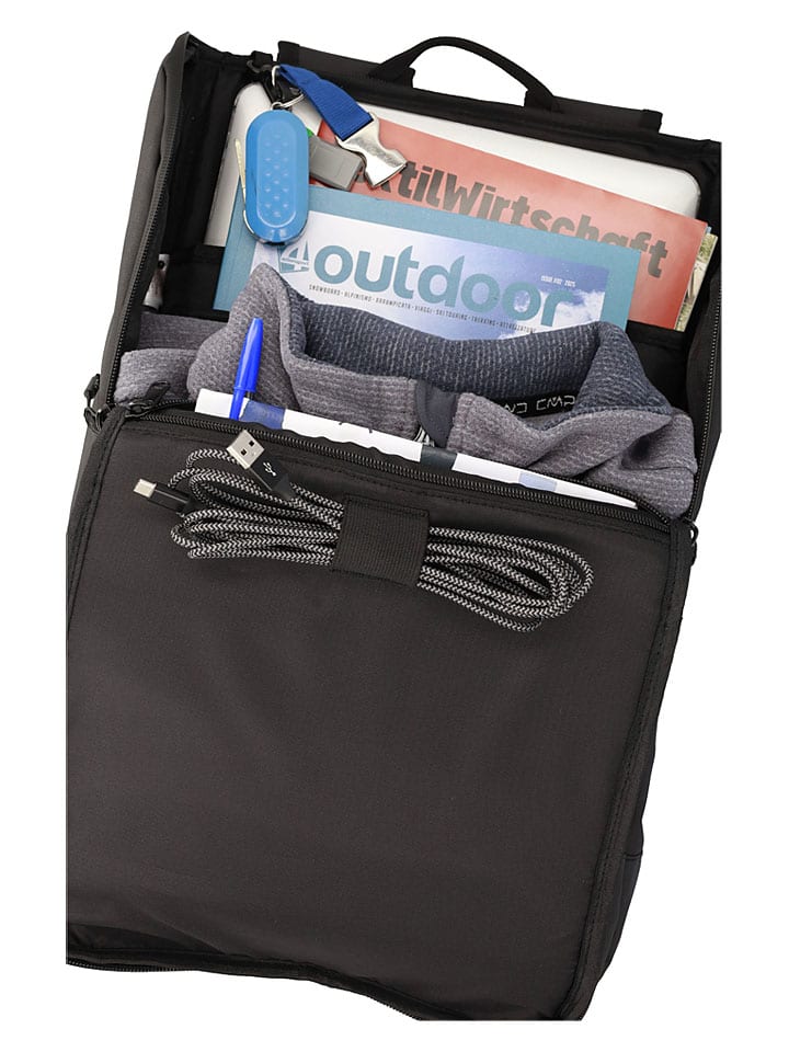 Batoh cmp Schwarz - (B)24 x (H)45 x (T)11 cm 7154221 Rucksack "Vyrk" in Schwarz - (B)24 x (H)45 x (T)11 cm - 6