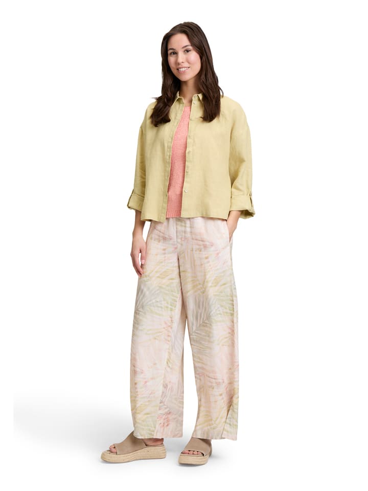 Nohavice CARTOON Creme/ Apricot 693352 Marlenehose in Creme/ Apricot - 3
