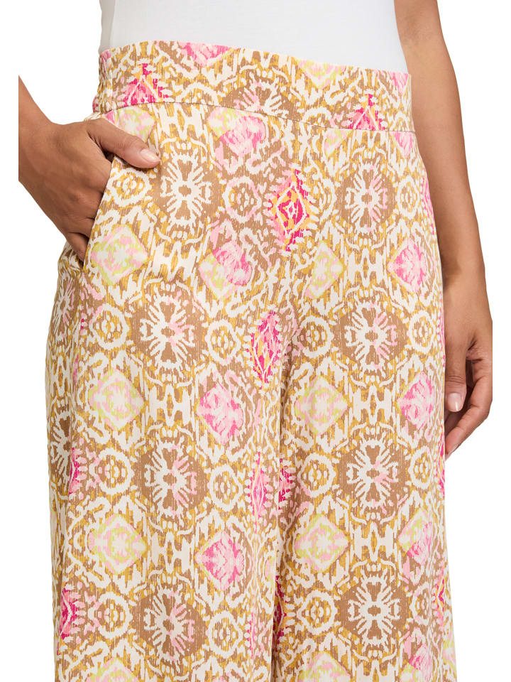 Nohavice CARTOON Beige/ Pink 5645955 Marlenehose in Beige/ Pink - 4