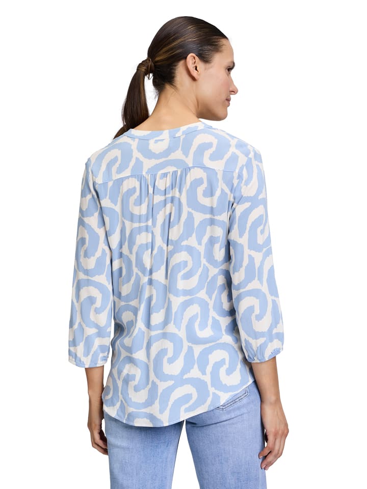 CARTOON Hellblau/ Weiß 6150896 Bluse in Hellblau/ Weiß - 2