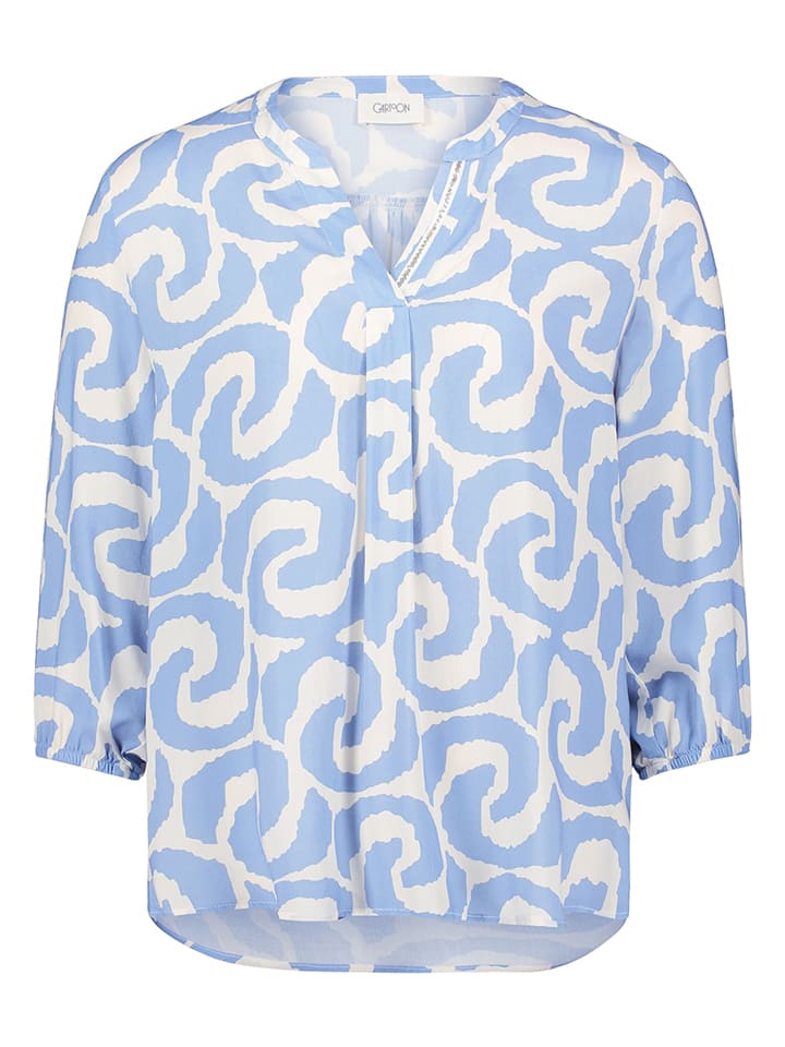 CARTOON Hellblau/ Weiß 6150896 Bluse in Hellblau/ Weiß - 6