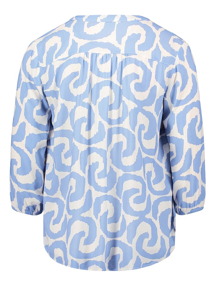 CARTOON Hellblau/ Weiß 6150896 Bluse in Hellblau/ Weiß - 7