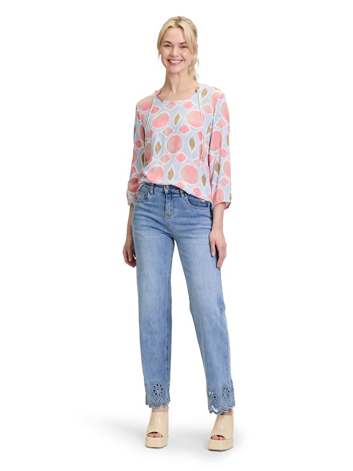 CARTOON Hellblau/ Rosa 4646018 Bluse in Hellblau/ Rosa - 3