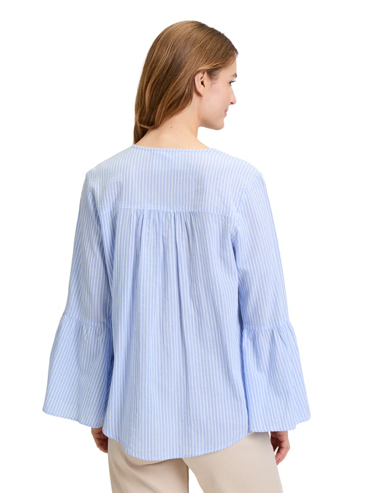 CARTOON Hellblau/ Weiß 8662296 Bluse in Hellblau/ Weiß - 2