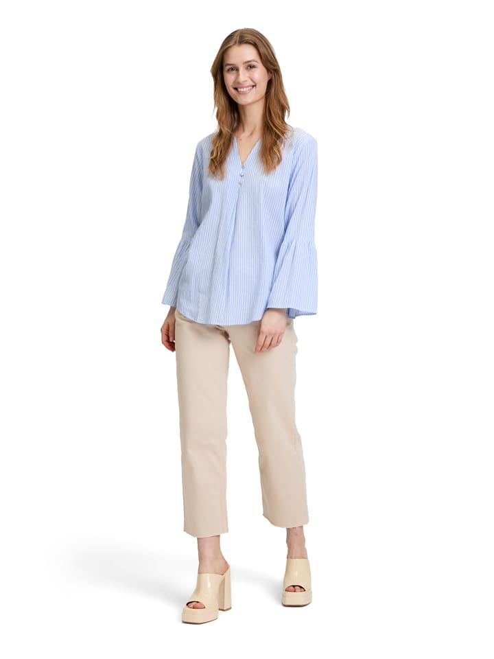 CARTOON Hellblau/ Weiß 8662296 Bluse in Hellblau/ Weiß - 3