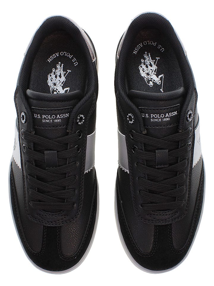 Tenisky U.S. Polo Assn. Schwarz/ Silber 4343032 Sneakers "Campy" in Schwarz/ Silber - 3