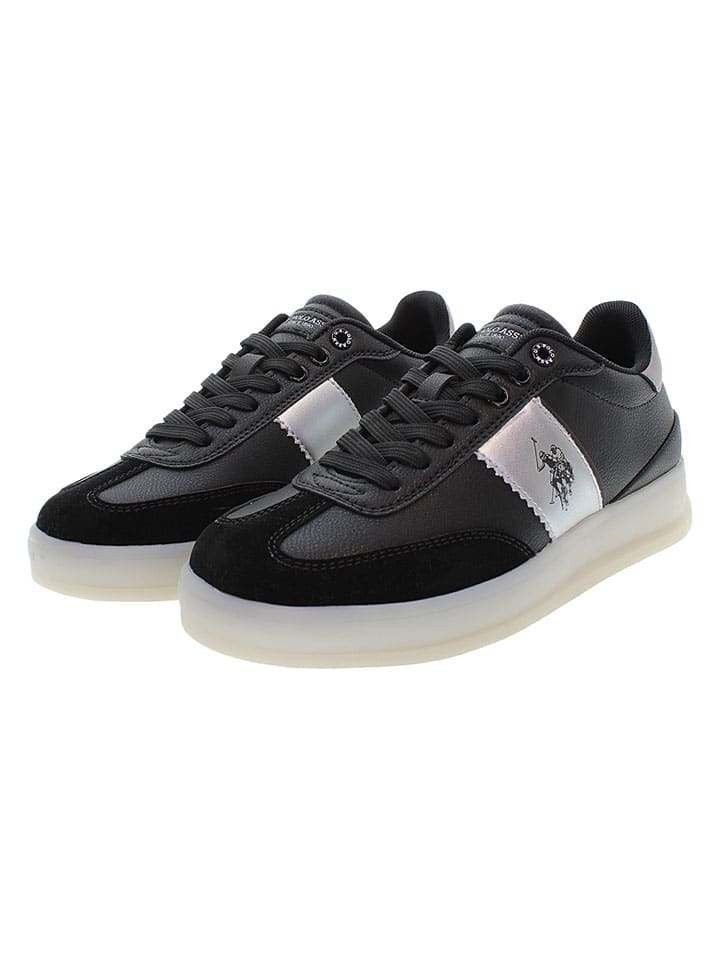 Tenisky U.S. Polo Assn. Schwarz/ Silber 4343032 Sneakers "Campy" in Schwarz/ Silber - 4