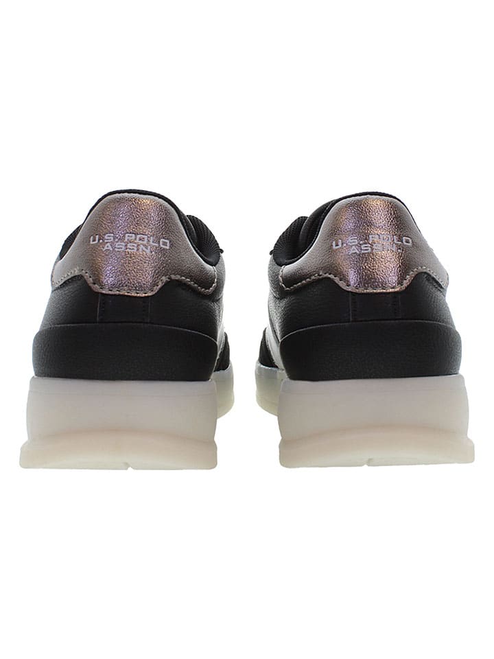Tenisky U.S. Polo Assn. Schwarz/ Silber 4343032 Sneakers "Campy" in Schwarz/ Silber - 5