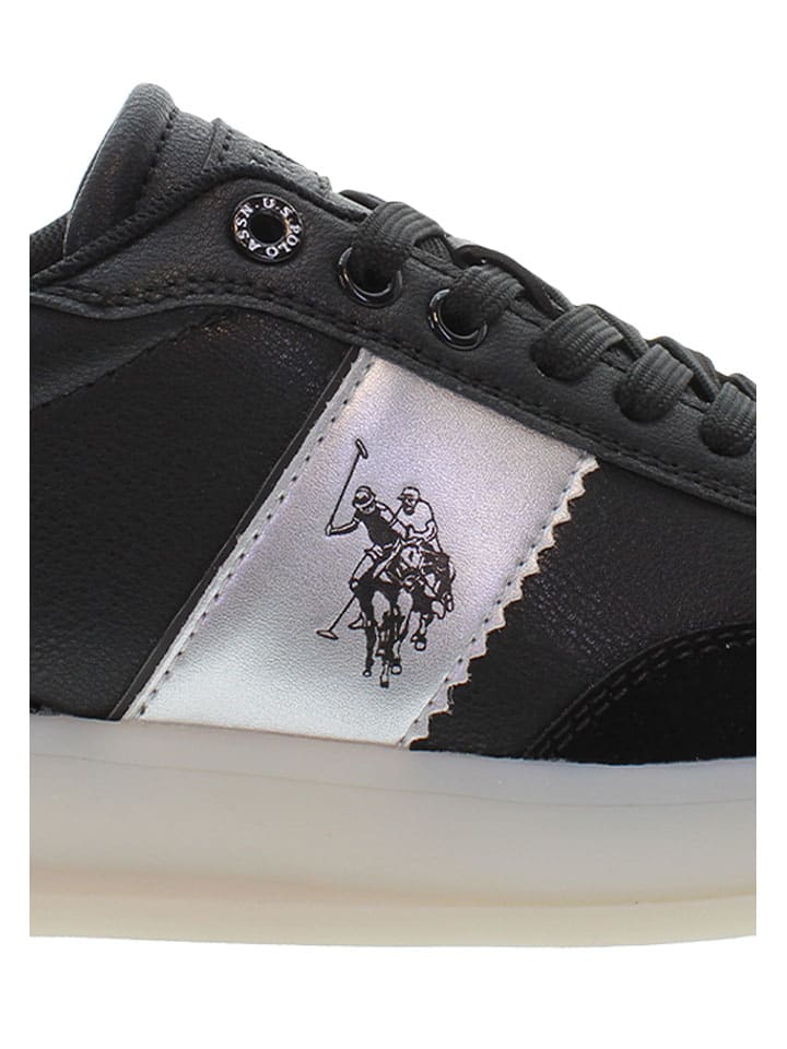 Tenisky U.S. Polo Assn. Schwarz/ Silber 4343032 Sneakers "Campy" in Schwarz/ Silber - 7