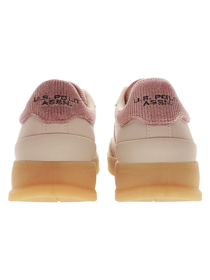 Tenisky U.S. Polo Assn. Beige/ Rosa 2322912 Sneakers "Campy" in Beige/ Rosa - 6