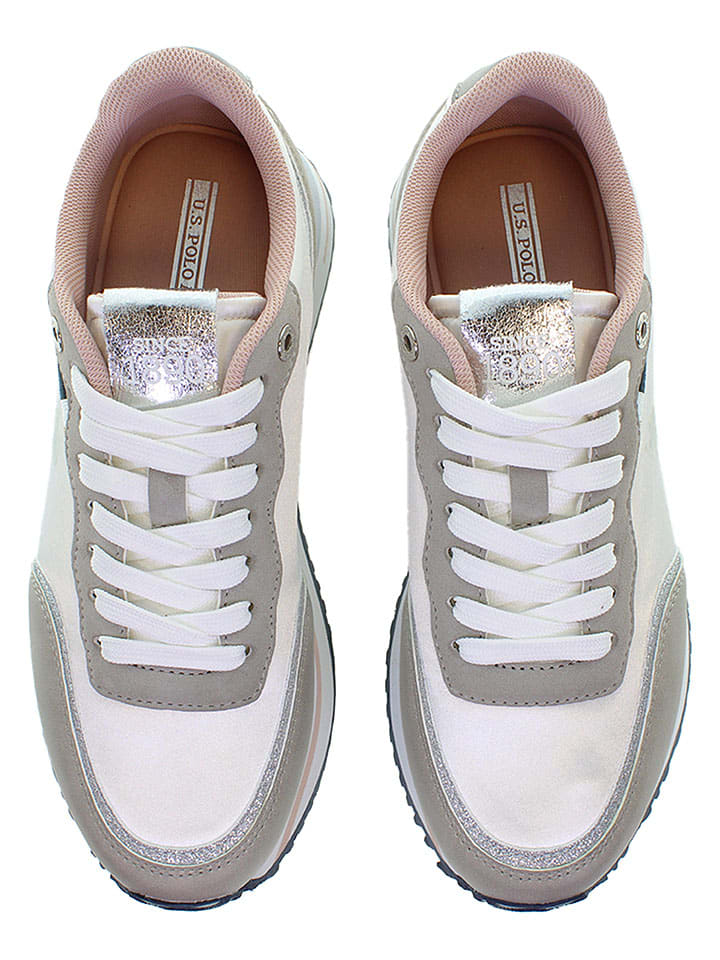 Tenisky U.S. Polo Assn. Weiß/ Grau 7141404 Sneakers "Sacha" in Weiß/ Grau - 3