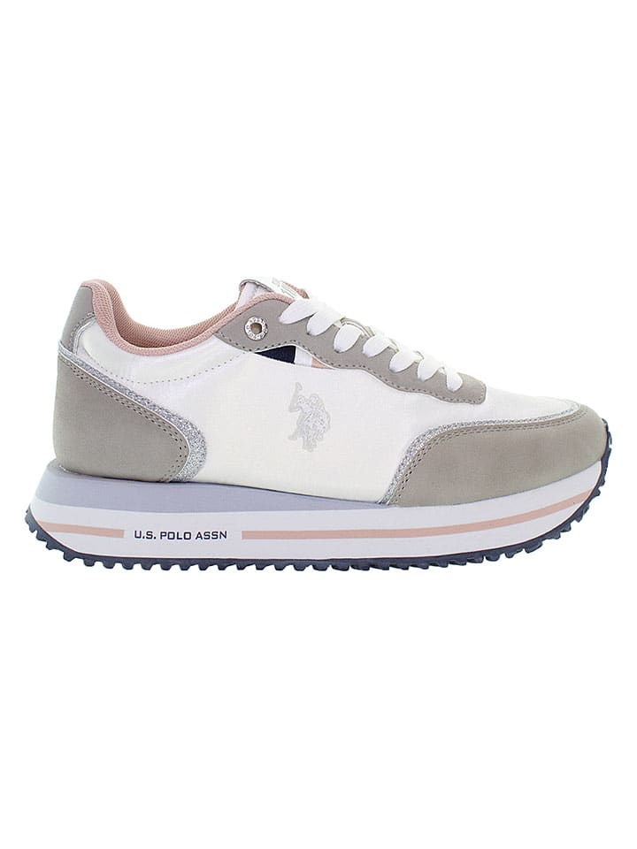 Tenisky U.S. Polo Assn. Weiß/ Grau 7141404 Sneakers "Sacha" in Weiß/ Grau - 8