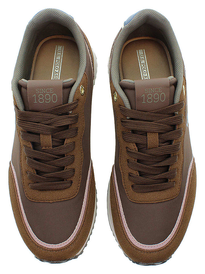 Tenisky U.S. Polo Assn. Braun 8911025 Sneakers "Sacha" in Braun - 3