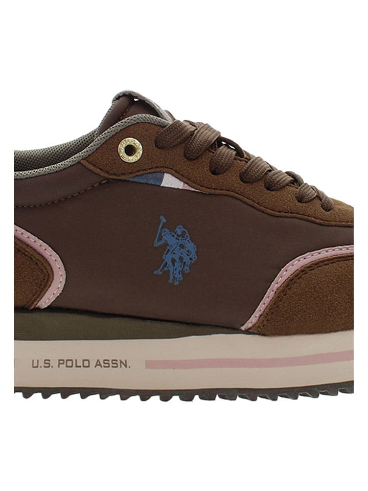 Tenisky U.S. Polo Assn. Braun 8911025 Sneakers "Sacha" in Braun - 7