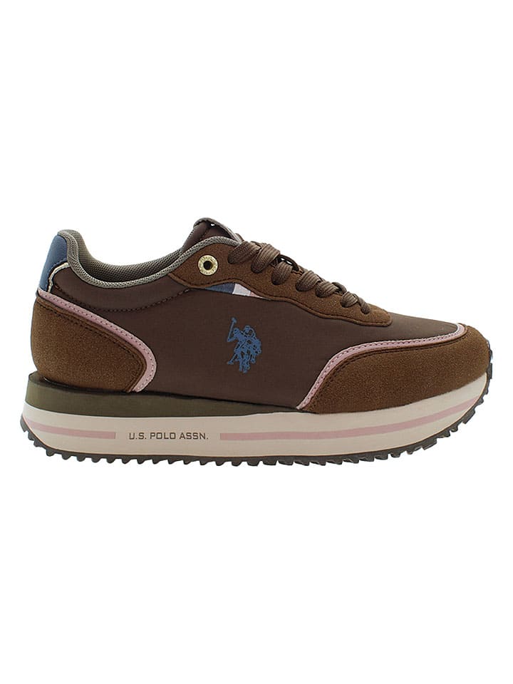 Tenisky U.S. Polo Assn. Braun 8911025 Sneakers "Sacha" in Braun - 8