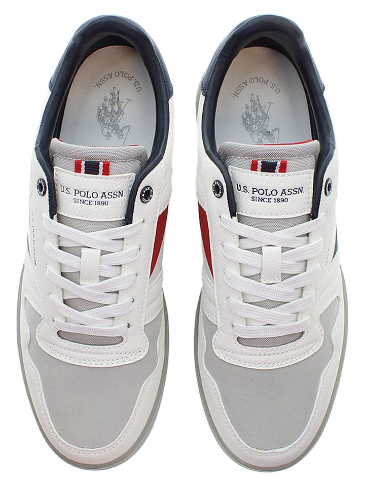 Tenisky U.S. Polo Assn. Weiß/ Grau/ Dunkelblau 8004494 Sneakers "Campy" in Weiß/ Grau/ Dunkelblau - 2