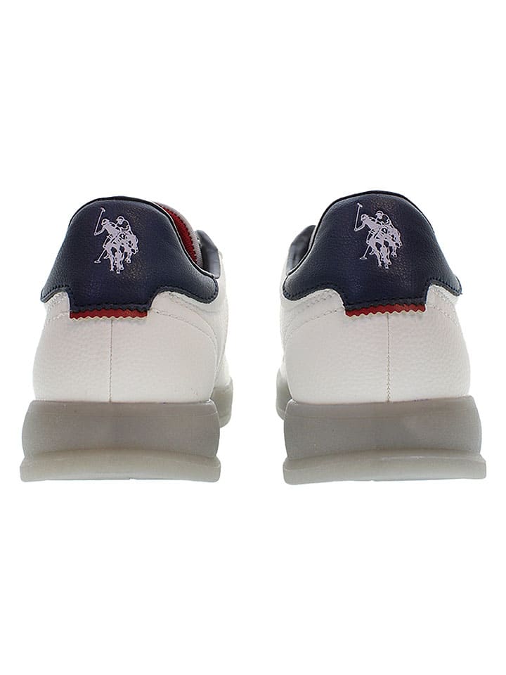 Tenisky U.S. Polo Assn. Weiß/ Grau/ Dunkelblau 8004494 Sneakers "Campy" in Weiß/ Grau/ Dunkelblau - 4