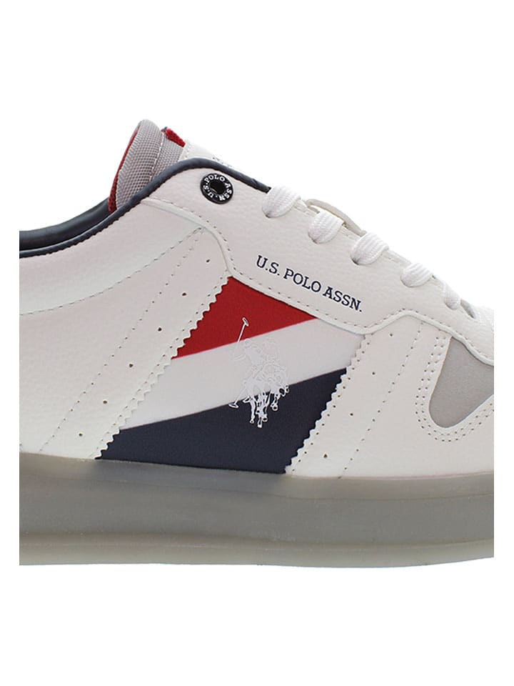 Tenisky U.S. Polo Assn. Weiß/ Grau/ Dunkelblau 8004494 Sneakers "Campy" in Weiß/ Grau/ Dunkelblau - 6