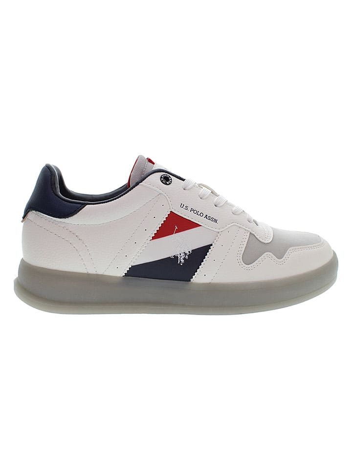 Tenisky U.S. Polo Assn. Weiß/ Grau/ Dunkelblau 8004494 Sneakers "Campy" in Weiß/ Grau/ Dunkelblau - 7