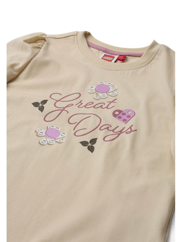 Tričko LEGO Beige 9175920 Longsleeve in Beige - 3
