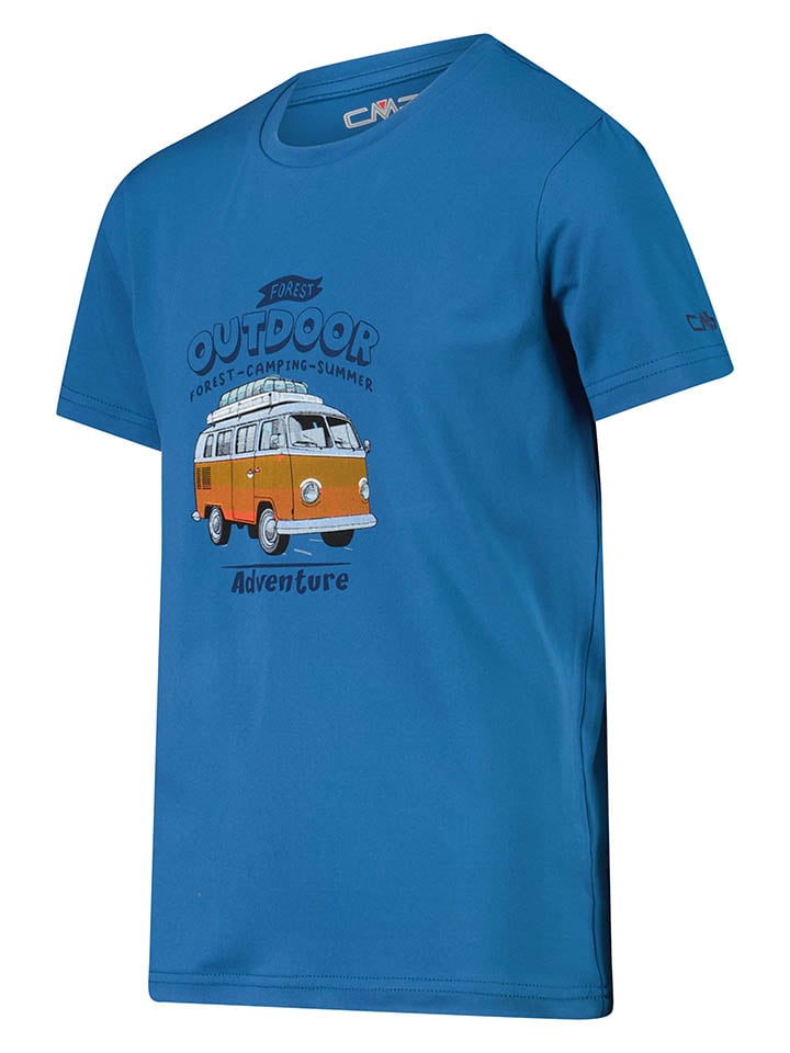 Tričko cmp Blau 108203 Funktionsshirt in Blau - 3