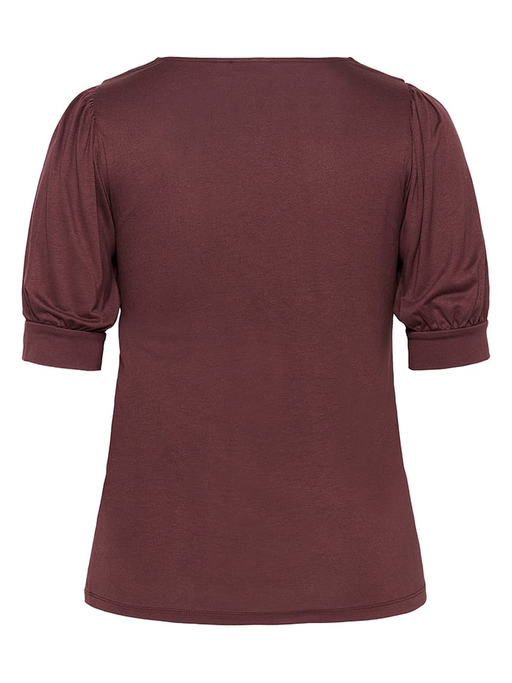 Tričko KAFFE curve Bordeaux 4539509 Shirt in Bordeaux - 2