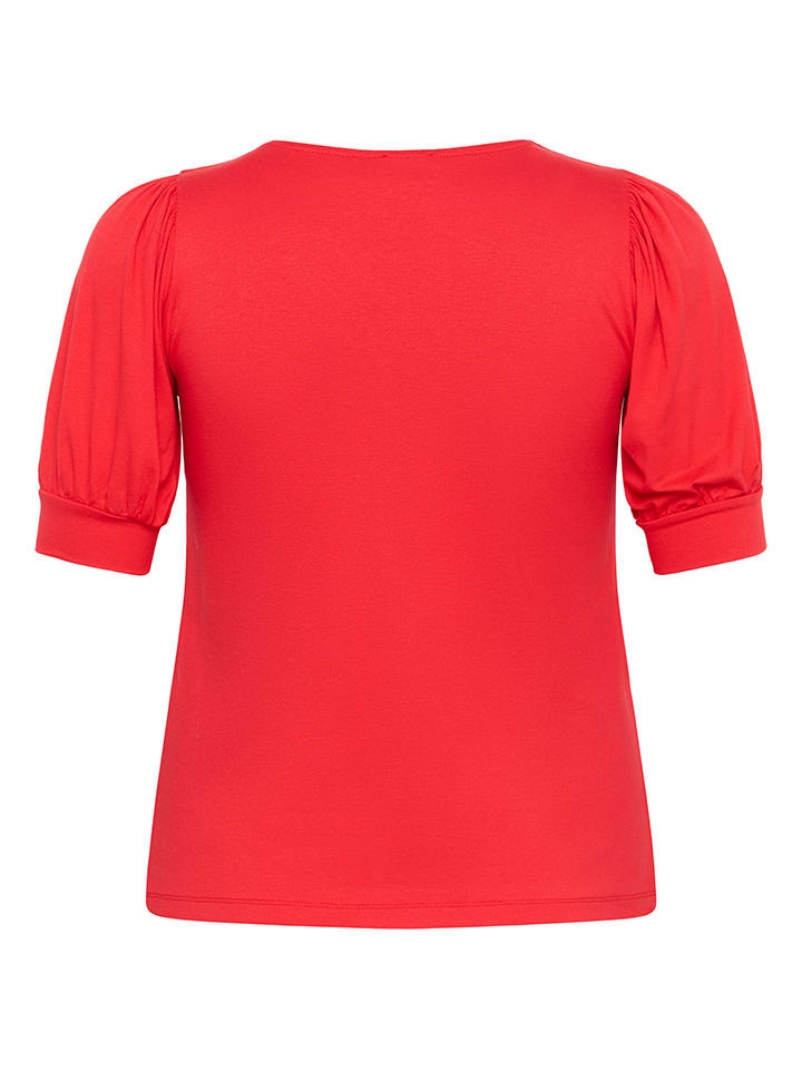 Tričko KAFFE curve Rot 1756026 Shirt in Rot - 6