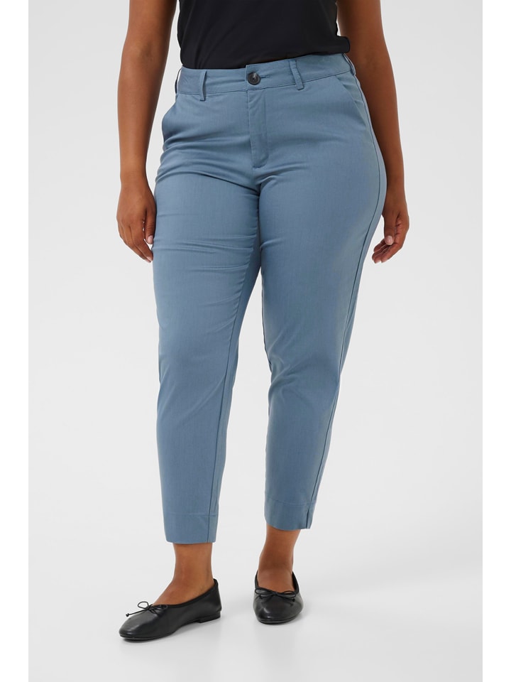 Nohavice KAFFE curve Hellblau 7509150 Chino in Hellblau - 1