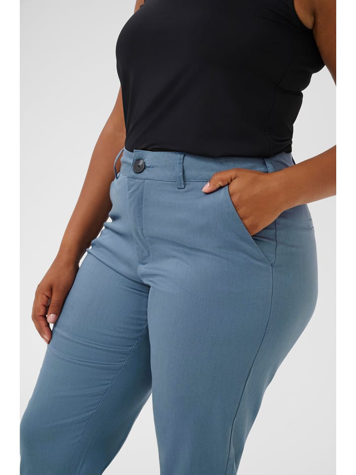Nohavice KAFFE curve Hellblau 7509150 Chino in Hellblau - 3