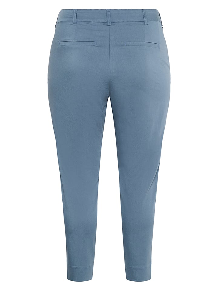 Nohavice KAFFE curve Hellblau 7509150 Chino in Hellblau - 5