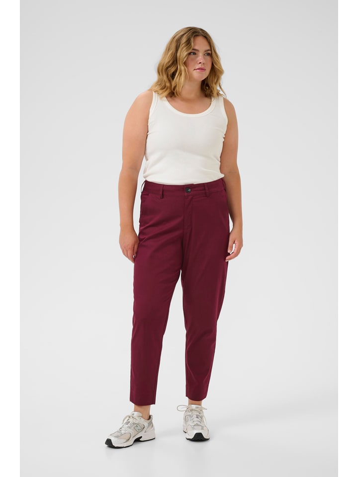 Nohavice KAFFE curve Bordeaux 7506515 Chino in Bordeaux - 2