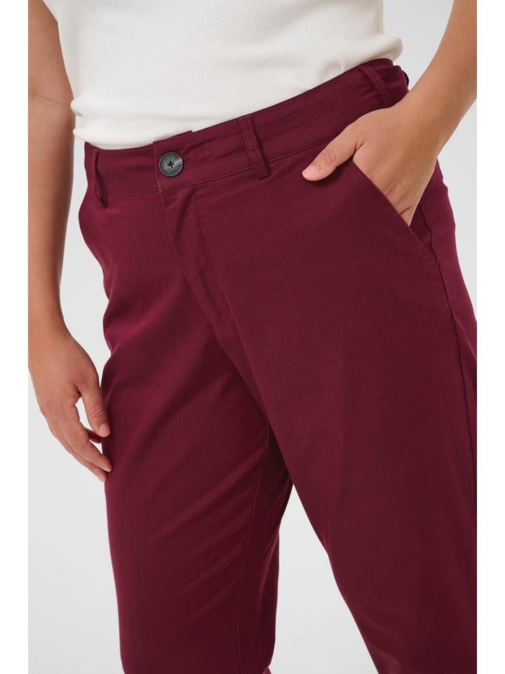 Nohavice KAFFE curve Bordeaux 7506515 Chino in Bordeaux - 3