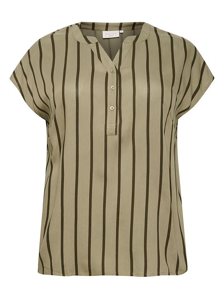 KAFFE curve Grün/ Schwarz 160609 Bluse in Grün/ Schwarz - 4