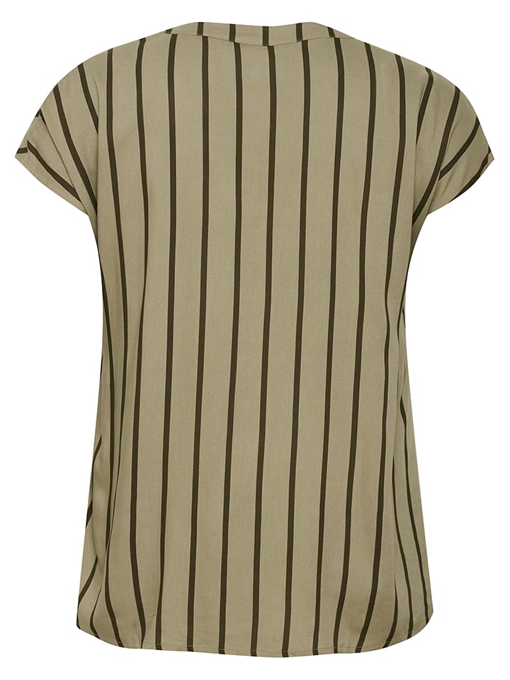 KAFFE curve Grün/ Schwarz 160609 Bluse in Grün/ Schwarz - 5
